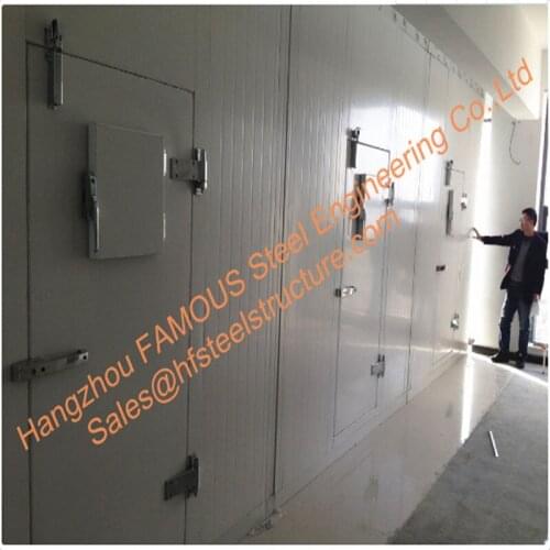 Prefabricated Large Capacity Cold Room Panel Cooling System Blast Frezeer For Meat