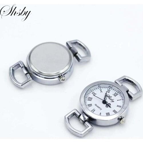 Shsby Diy Personality Silver Watch Header Roman Numerals Circle Watch Table Core Watchband Watch Accessories Wholesale