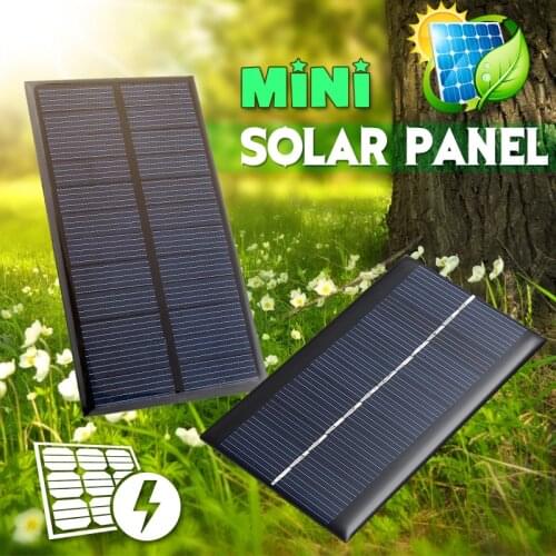 20pcs 6V 1W Mini Solar Panel Solar Cells DIY For Light Cell Phone Toys Chargers Portable Drop Shipping HIgh Quality DIY