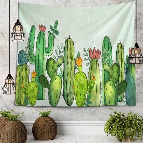 Creative 3D Printing Nordic Green Leaves Tapestry Wall Hanging Bed Spread Beach Towel Table Cloth Yoga Mat 250*180CM Large Size