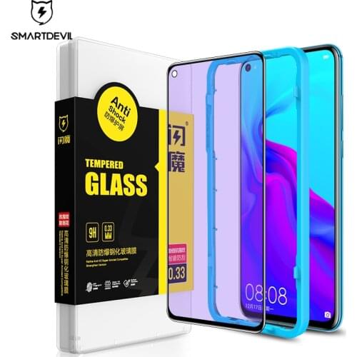 SmartDevil Tempered Glass For Huawei nova 4 E Blue screen protector Screen Protector For Huawei nova 4 E Protective Film