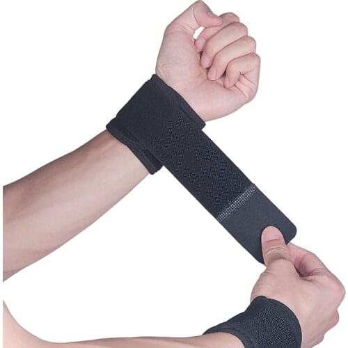 1PCS Wrist Support Gym Sport Wristband Tennis Volleyball Elastic Breathable Wrist Sweat Band Towel Bracelet Protector Crossfit