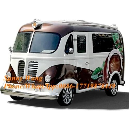 2019 designed support Retro car electric food truck food cart kiosk mobile food trailer for sale