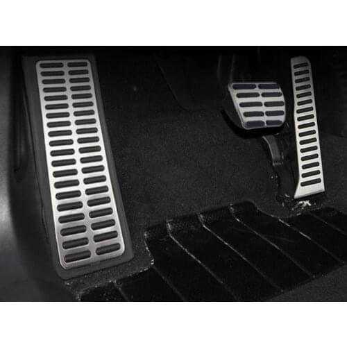 Zlord Stainless Steel Car Pedals for Skoda Superb LHD for Volkswagen VW CC Passat B6 B7 R36 R-line AT MT Auto Accessories