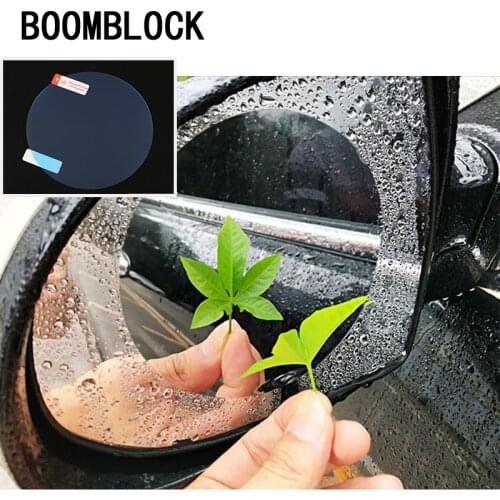 MAGIC 2x Auto Car Rearview Mirror Anti Fog Rain Water Proof Sticker for Mercedes W203 BMW E39 E36 E90 F30 F10 Volvo XC60 Audi A6