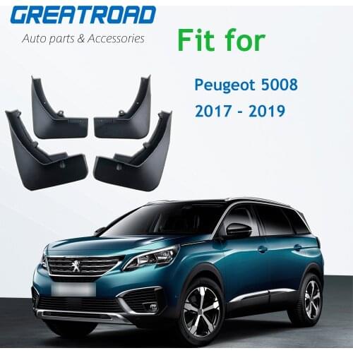 Car Mud Flaps Mudguards Splash Guards Mudflaps for Fender Accessories For Peugeot 5008 2017 2018 2019