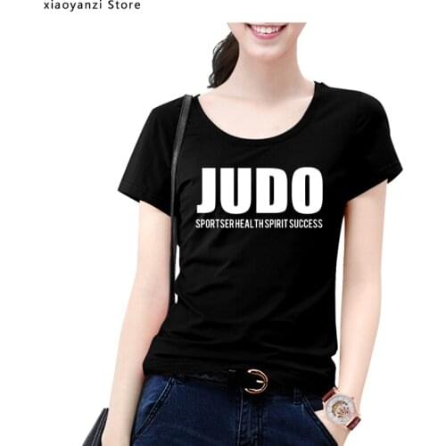 Brand Clothing Casual Male Best Selling women t shirts Judo Sportser Health Spirit Success Cotton For girls t-shirts top tee OT6