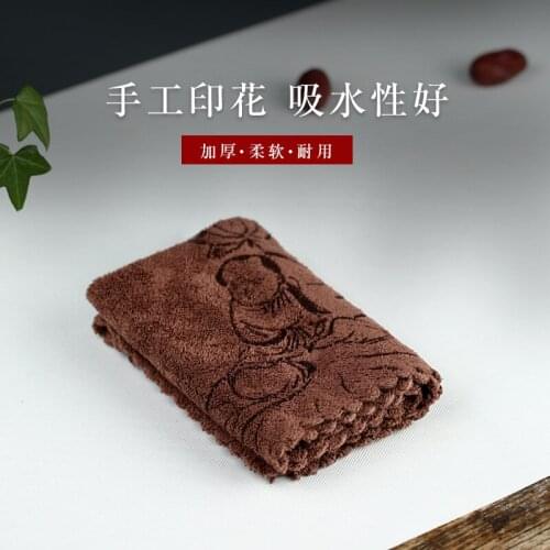 Chang tao 】 tea towel water thickening sets of kung fu tea tea tea tray accessories the boy play lotus tea towel