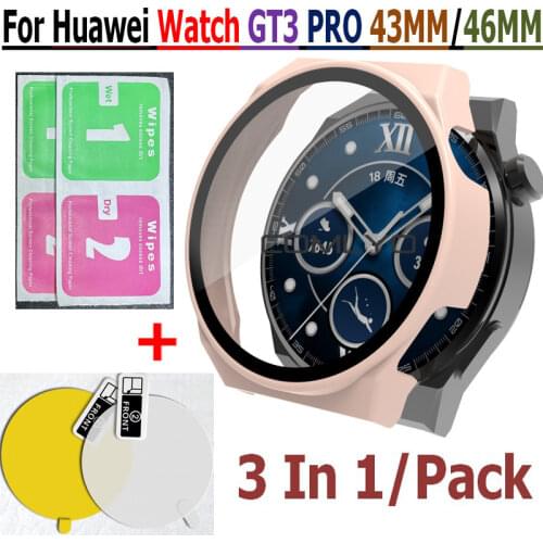 3D Tempered Glass Film Protector Screen For Huawei watch3 pro Protective Glass Anti-Scratch case For Huawei watch 3 PRO Screen