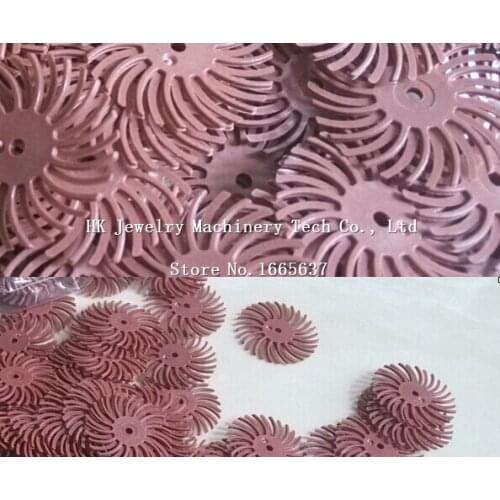 Diy 1000pcs/bag 220# Polishing Brush 1" 3M Radial Bristle Discs for Jewelry Polishing Tool