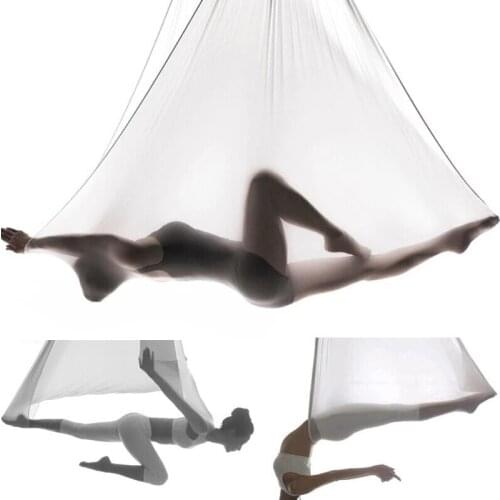 4 m 6m 7m 8m 10m 15 m Customized Length Aerial Yoga Hammock Fabric Fly Swing Bed Anti-Gravity Trapeze Inversion Aerial Traction
