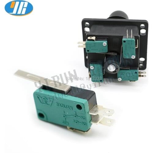 HAPP Style Joystick Micro Switch American joystick 3 Pin Microswitch With Contact For Arcade joystick game accessories