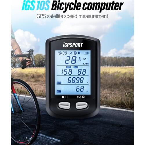IGS10 S GPS Enabled Bike Bicycle Computer Speedometer iGPSPORT 10S Wireless Cycle Odometer BLE ANT