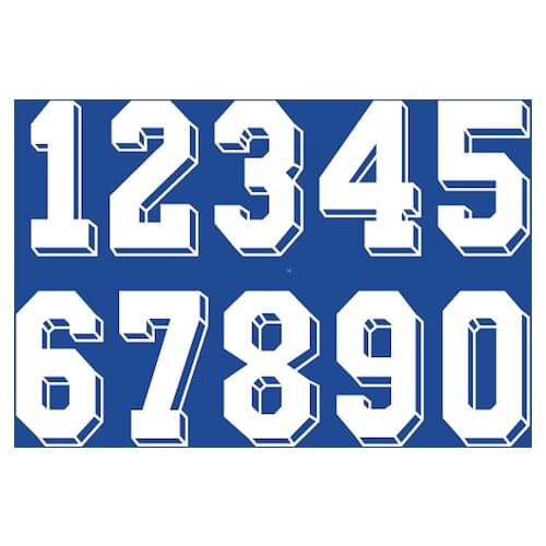 Italia 1982 Felt Nameset Number Printing Customize Soccer Numbers Heat Print Flocking