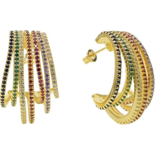 JYZSHINY Stud Earrings