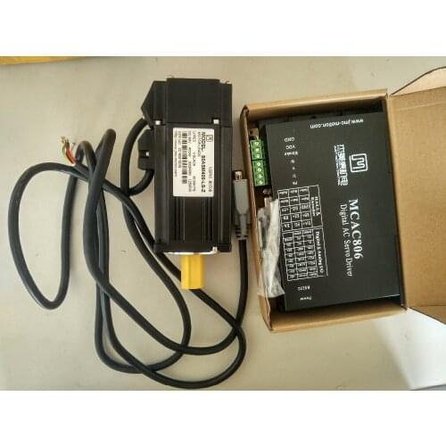 400W 60VDC 1.27N.m NEMA24 Economical AC servo motor driver kit 1250 line 3000rpm JMC 60ASM400+MCAC806