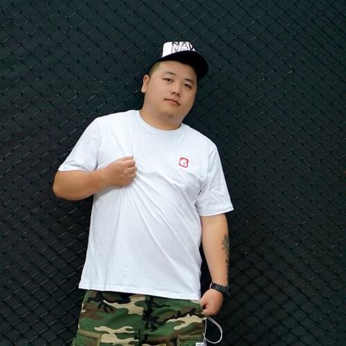 2017 Holabear Summer Mens Plus Size Cotton T-shirt Gay Bear Round Collar Short Sleeve T-shirt White/Black M L XL 2XL 3XL 4XL