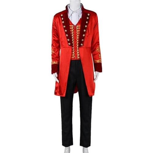 The Greatest Showman Cosplay Costume P.T. Barnum Costumes Uniform Halloween Carnival Cosplay Costumes
