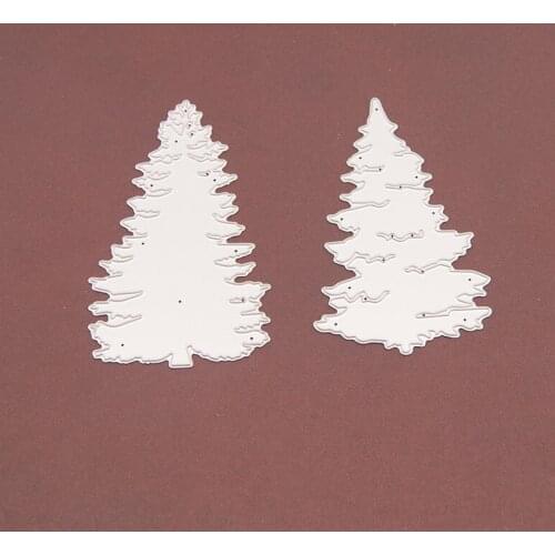 Christmas tree Metal Cutting Dies for DIY Scrapbooking Crafts Dies Cut Stencils Maker Photo Album Template Handmade Decoration