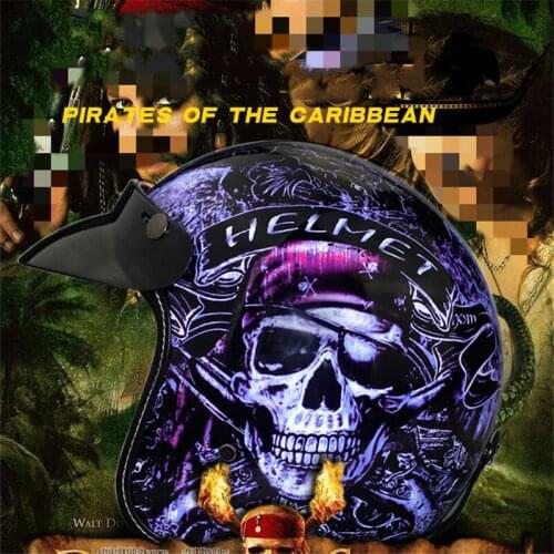 Motorcycle Helmet Half Open Face Men Women Casco Vintage Scooter Jet Helmet Retro Helmets Pare Moto Cascos CE