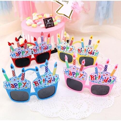 Birthday Party Sunglasses Funny Hawaiian Glasses Tropical Fancy Dress Bride Birthday Party Carnival Christmas Halloween Gift