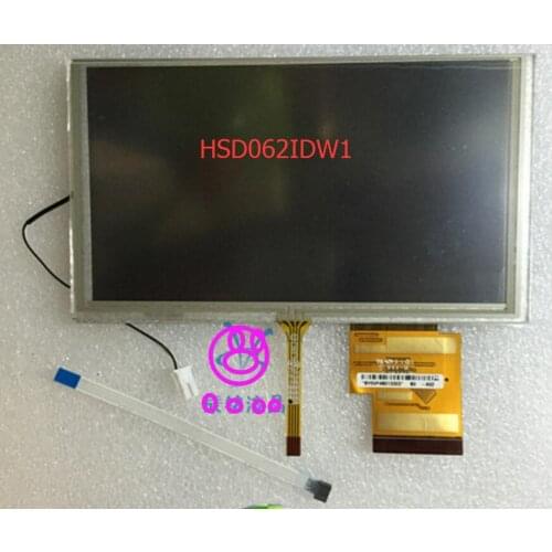 Original 6.2-inch LCD screen HSD062IDW1 A00 A01 A02 touch screen DVD-GPS navigation