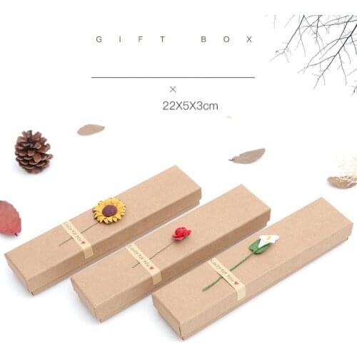 Jewelry Gift Boxes For Necklace Pendants Vintage Rose Sunflower-Shaped Kraft Paper 22cm Diameter Packaging Beautiful Boxes