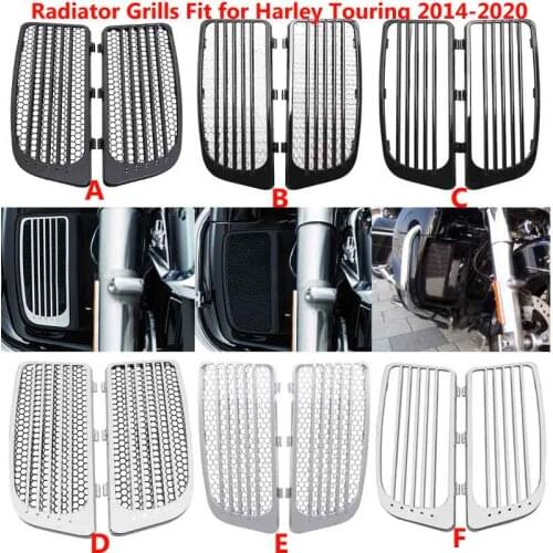 Motorcycle Radiator Grill Fit for Harley Touring Electra Street Glide Road King Ultra Limited FLHTKSE Trike Tri Glide FLHTCUTG