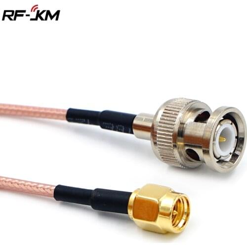SMA Male To BNC Male Plug Connector RG316 Cable Pigtail RF Coaxial Assembly Adapter