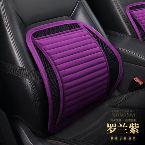 Universal warm Lumbar Support for office Chair Truck Vehicle Car Auto Back Supports Waist pillow cushion for car Back massager