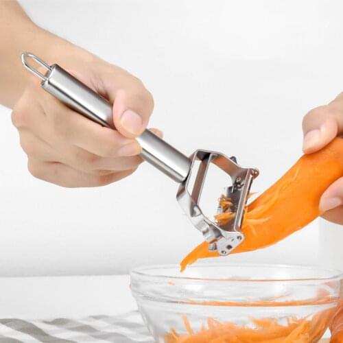 High Quality Stainless Steel Potato Cucumber Carrot Grater Julienne Peeler Vegetables Fruit Peeler Double Planing Grater Tools