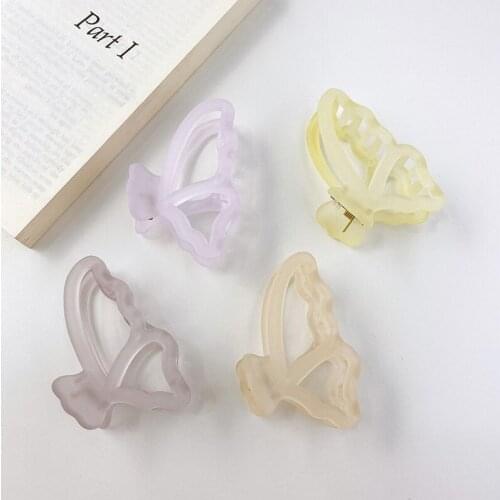 Woman Acetate BUtterfly Hair Claws Ladies Hairpins Hairpins Hairgrip Headwear Hair Accessories Barrettes Ladies Hair Clips