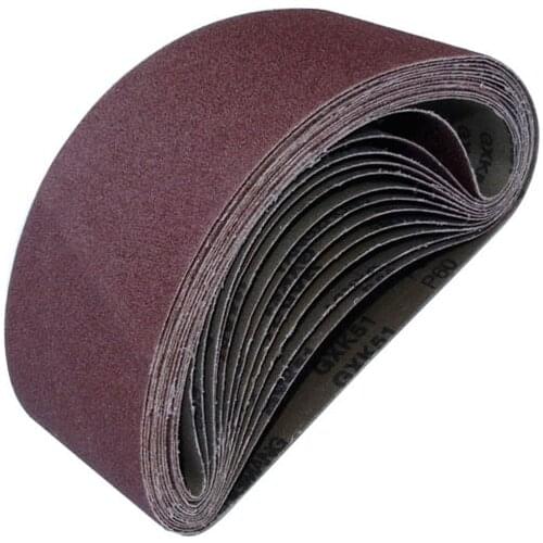 10pcs 100*610mm Sanding Belts 40-800 Grits Sandpaper Abrasive Bands for Sander Power Rotary Tools Dremel Accessories