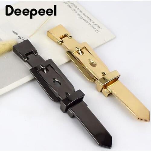 2/4pcs Deepeel Handbag Hardware Accessories Metal Bag Belt Pin Buckle for DIY Sewing Bags Decor Clothing Adjust Leather Craft