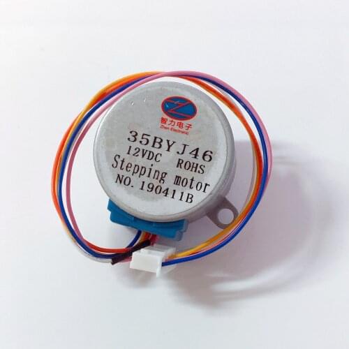 35BYJ46 stepper motor DC12V 1/85 Permanent magnetic deceleration stepping motor For Air conditioning Fireplace Stage lamp etc
