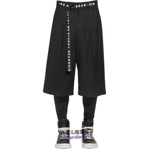 27-44 ! 2016 New mens clothing Fashion low-rise loose pants wide leg pants casual pants plus size singer costumes