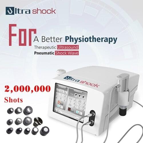 Air Pressure Shock Wave And Ultra Sound 2 In 1 Physiotherapy Equipment ESWT Shockwave Physical Machine For Pain Relief