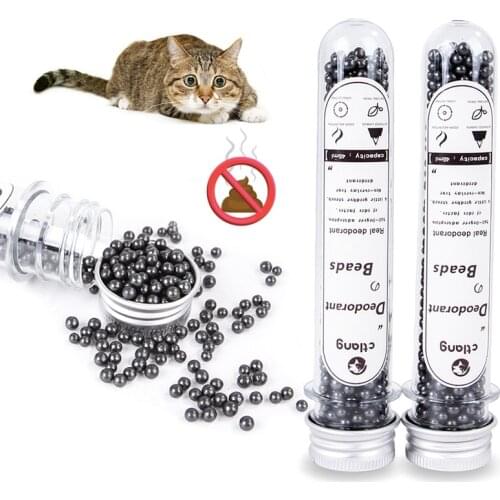 Cat Litter Deodorant Beads Odor Activated Carbon Absorbs Pet Removaling Excrement Stink Deodorizing Cleaning Supplies
