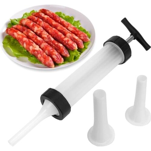 Sausage Gadgets Manual Sausage Meat Fillers Machine Sausage Syringe Homemade Sausage Stuffer Hand Operated Sausage Machines