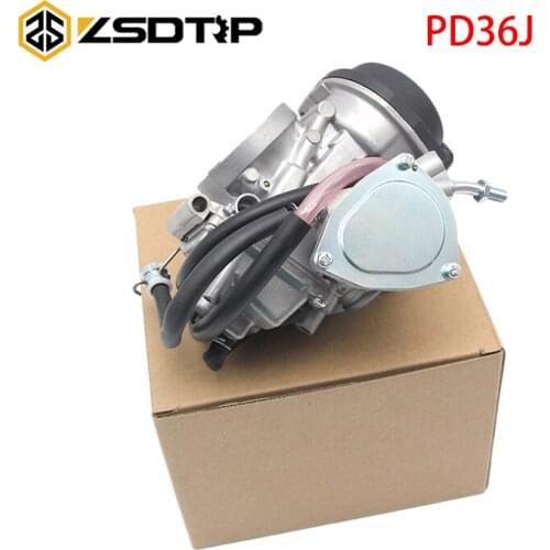 ZSDTRP 36mm PD36J Motorcycle Carburetor Carb for QUAD ATV KFX 400 KFX400 2003~2006 UTV LTZ 400 LTZ400 Raptor 400 YFM400 Racing