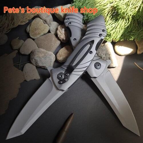EDC Stainless Steel POCKET KNIFE, Outdoor Self-Defense Folding Knife, Sharp Quick Knife, Fruit Knife, Fishing,Multi-Purpose Tool