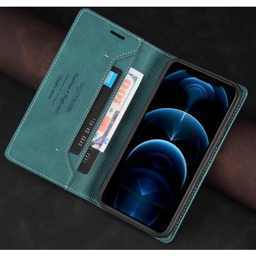 Flip Leather Case for iPhone 12 Pro Max Magnetic Wallet Case For iPhone 11 Pro Max X Xs Max XR SE 2020 8 7 6 6S Phone Cover