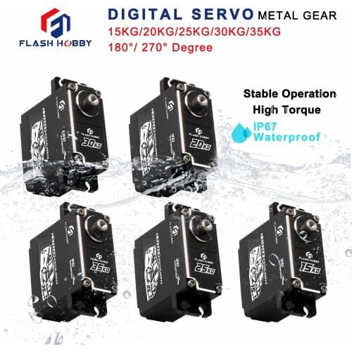 M35DHW 35KG Metal Gear Large Torque Digital Servo for RC Car Crawler SCX10 TRX4 RC Car Truck Robot Parts