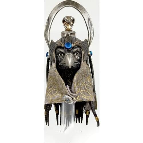 For Sale 1/6th Head Sculpture Model TBLeague PL2020-169 B Egyptian Eagle God Mengtu Month Deity of War Sliver For Fan Collection