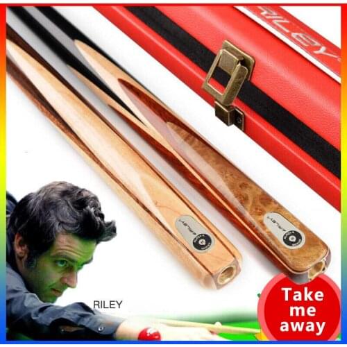 RILEY RB8-200/201 Snooker Cue Billiard 11.5mm Deer Master Tip with High-Quality Extension 3/4 Split Professional Ashwood Billiar