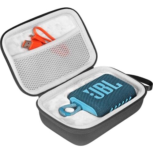 2021 Newest Hard EVA Travel Case Protective Carrying Storage Bag for JBL GO 3 Waterproof Portable Wireless Bluetooth Speaker