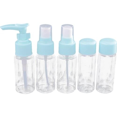 Portable Transparent Plasic Travel Make Up Spray Bottle Cosmetic Refillable