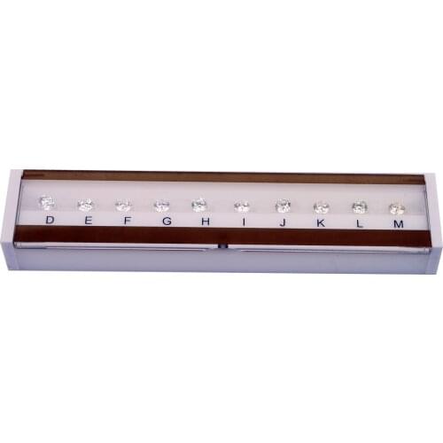 Professional Diamond Color Grade CZ Gemstone Loose Cubic Zirconia D-M Master Stones Set