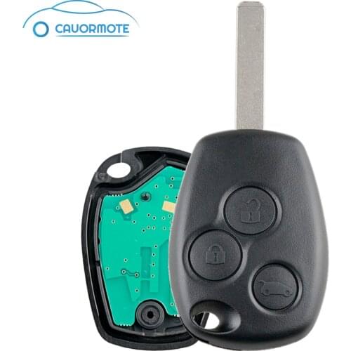 434MHZ Remote Key For Renault Kangoo 2 Clio 3 Trafic Electronic 7947 Chip 3 Buttons Central Locking Car Remote Control Key Fob
