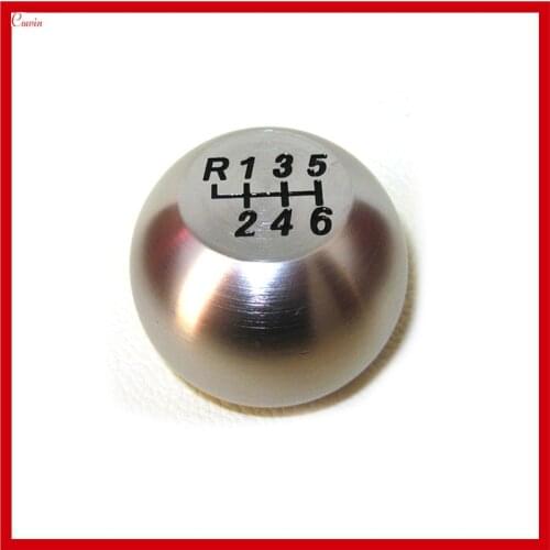 New Cool Silver Alumium 6 Speed Manual Transmission Gear Shift Knob For Mazda 6 Gear Head